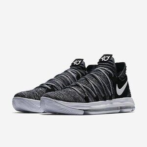 Nike Men's KD 10 ‘Oreo’  Basketball Shoes - 6Y